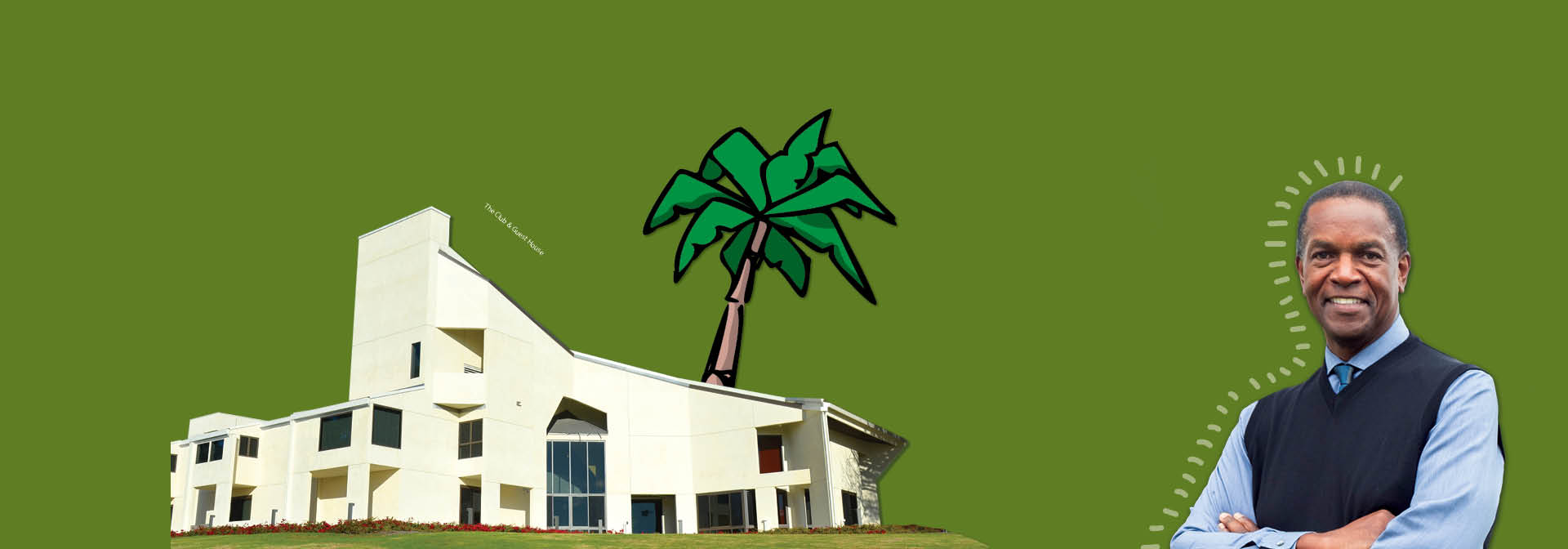 illustration of UCSB campus and AVC Willie Brown