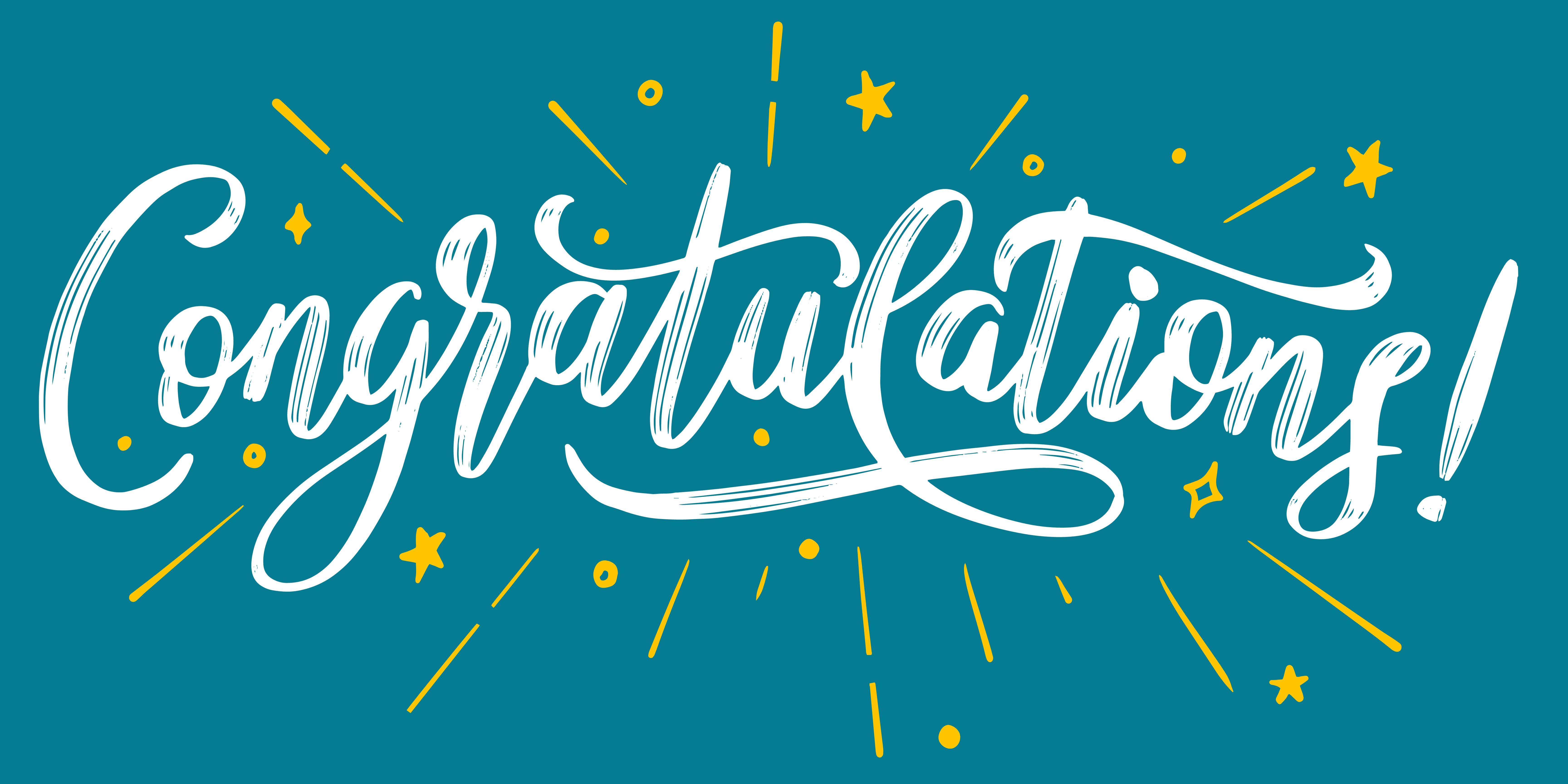 Congratulations