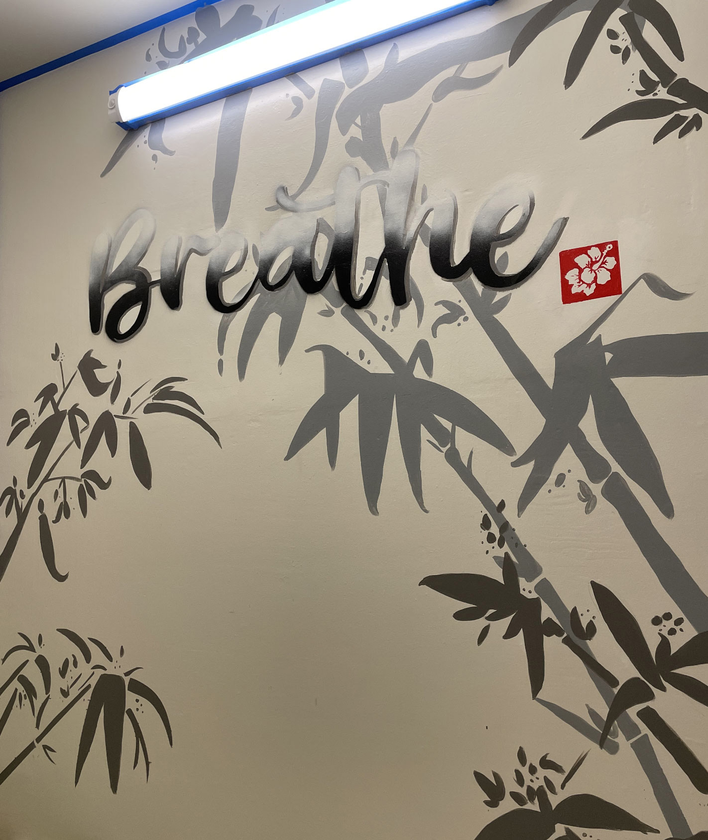 Painting of Bamboo and Breathe