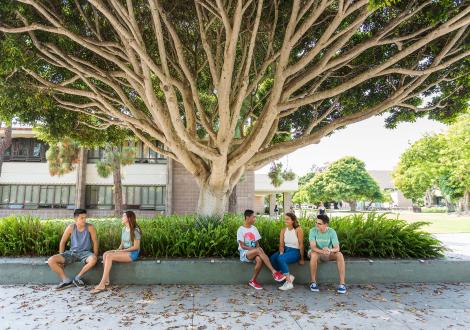 UCSB Students having conversation