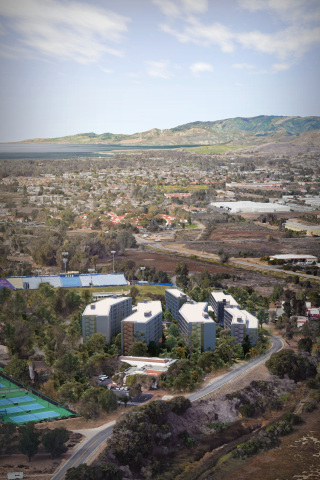 Aerial Rendering of San Benito
