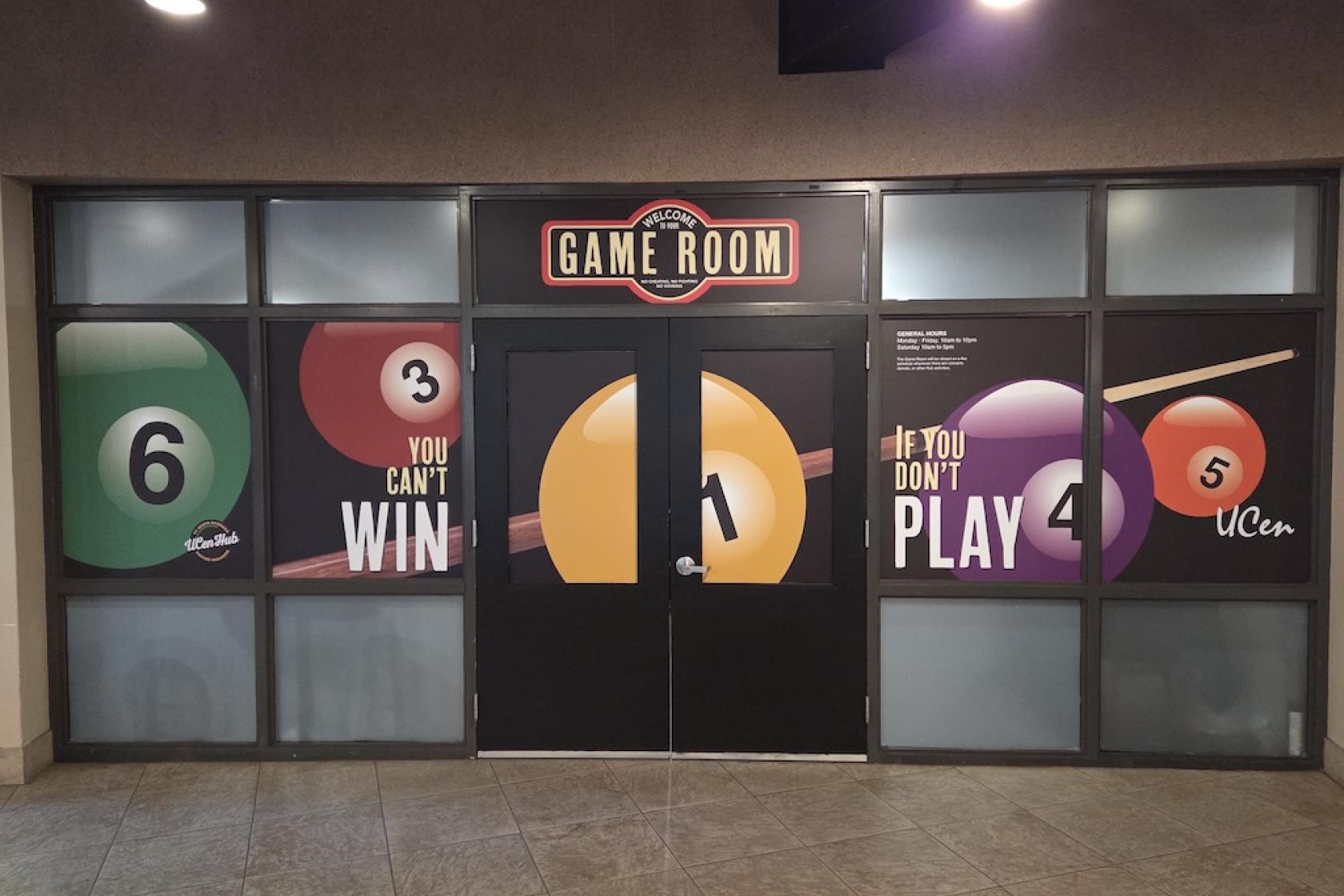 game room doors